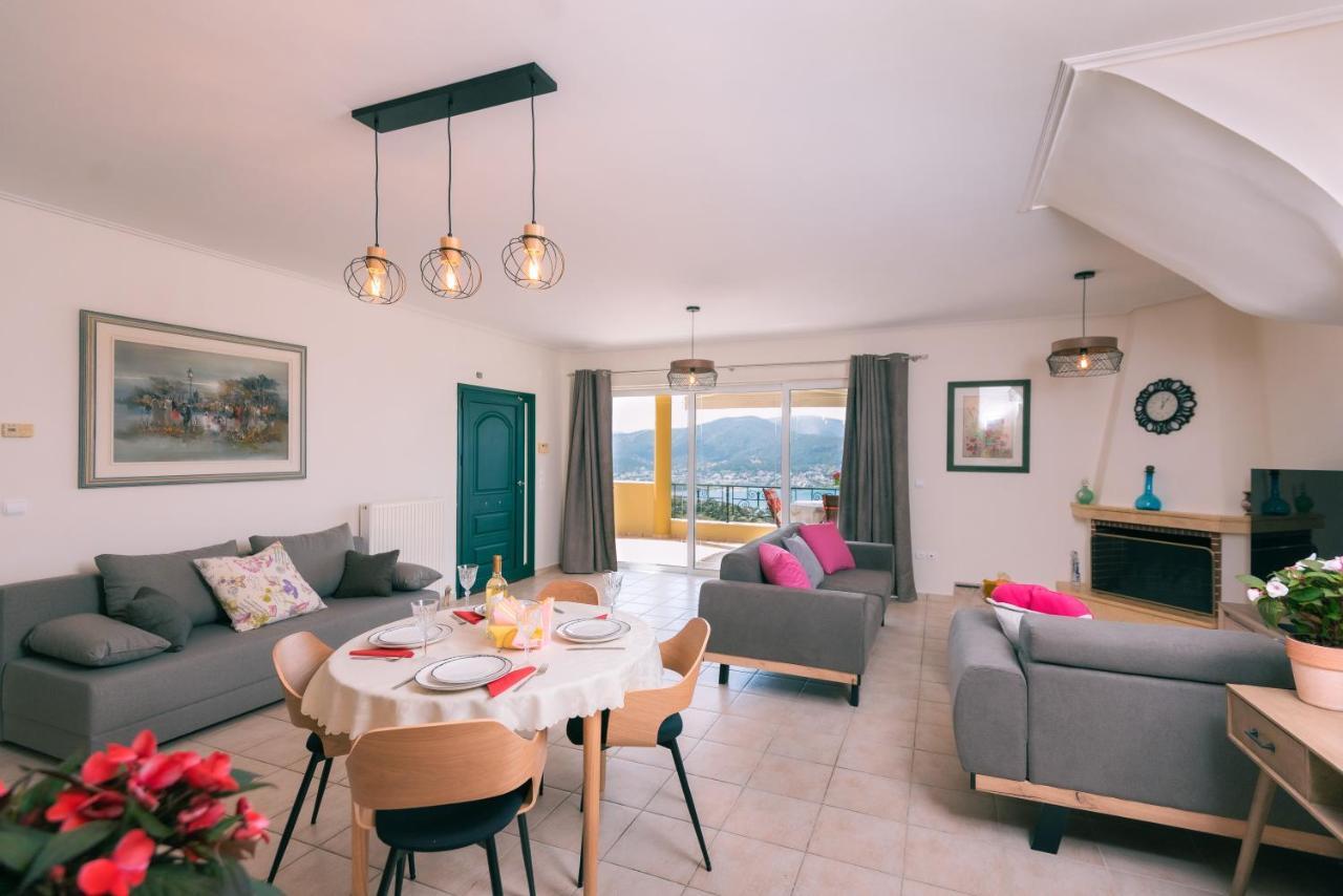 Pórto Ráfti Georgia'S Holiday Apartment With Amazing Sea View מראה חיצוני תמונה