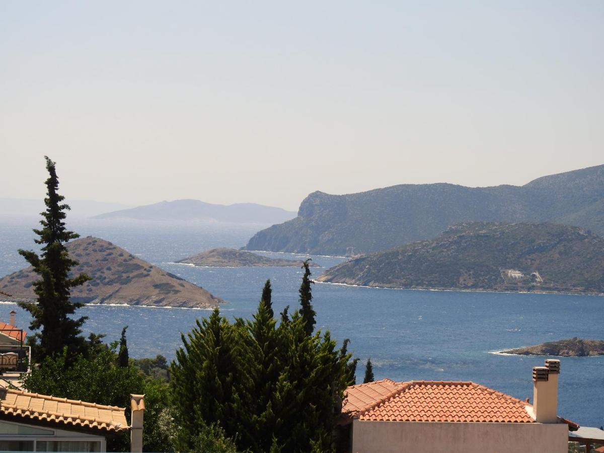 Pórto Ráfti Georgia'S Holiday Apartment With Amazing Sea View מראה חיצוני תמונה